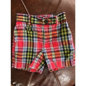 Red plaid 9M Polo by Ralph Lauren shorts